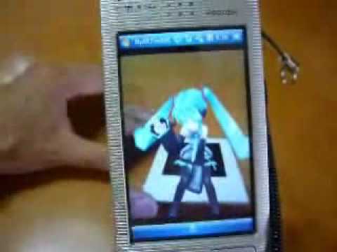 携帯電話でARToolkit(初音ミク)