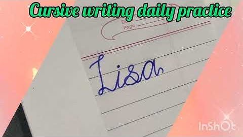 Name writing in cursive#learncursivewriting#how to write name in cursive for beginners#beginnerguide
