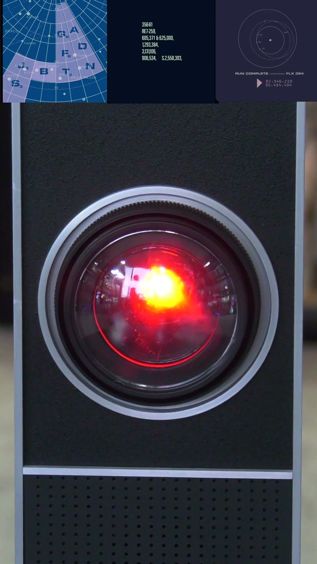 MEDICOM TOY PROP SIZE HAL 9000 2001 a space odyssey 35cm