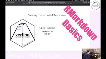 Vertical: R markdown basics