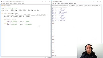 How To Create Port Scanner with Python