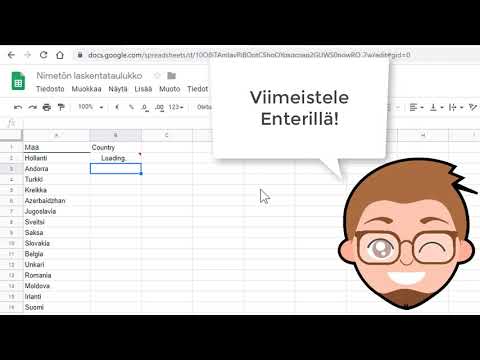 Video: Kuinka rivittää tekstiä Google-taulukoissa?