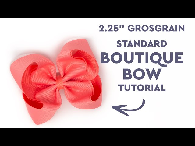 Hair Bow Tutorial / Bow out of Ribbon / How to Make Bows with Ribbon / #1  tutorial 