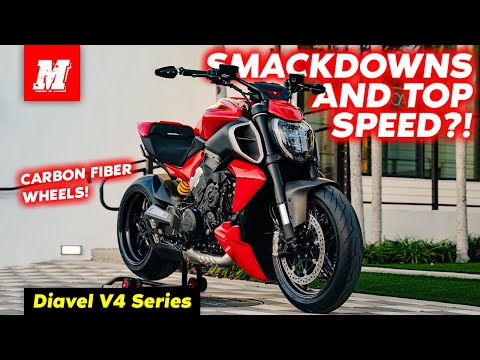 TOP SPEED on our Ducati Diavel V4 & Giving @650ib a SMACKDOWN!