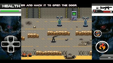 Terminator Salvation 2D Game Apk Android Gameplay
