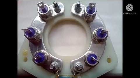 Electrical- RRA(Rotating Rectifier assembly), How to working process. (English)