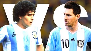 Maradona vs Messi - Best Dribblings, Skills and Goals | HD