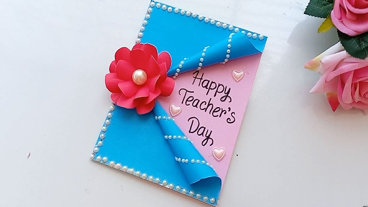 Diy Teacher'S Day Card/ Handmade Teachers Day Card Making Idea - Youtube