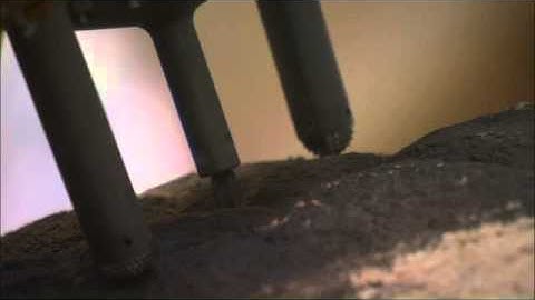 Video Clip of a Rover Rock-Drilling Demonstration at JPL