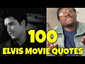 HIP HOP Fan REACTS To 100 ELVIS MOVIE QUOTES *HE IS HILARIOUS*