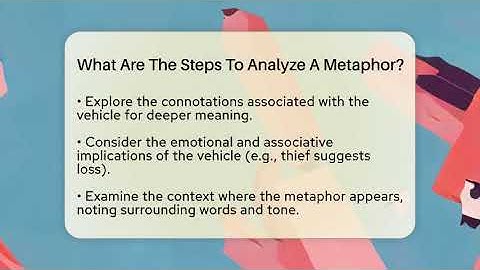 What Are The Steps To Analyze A Metaphor? - The Prose Path