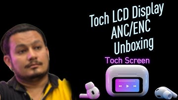 A9 Pro Airpods | Airpods with Touch Display | ANC and ENC | Mic call testing. A9 pro display Airpods