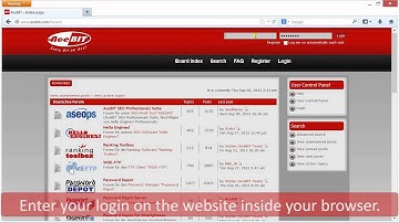 Adding passwords from a browser