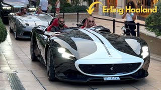 BILLIONAIRE LIFESTYLE MONACO 2023 - Ferrari Monza SP2, SLR McLaren Stirling Moss, Bugatti Veyron SS