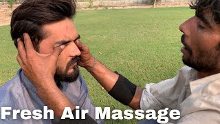 Asmr Street Massage in Pakistan | Head and Back Massage | #asmr #massage