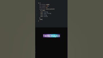 Animação de gradiente em texto com CSS #coding #css #frontend