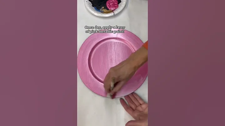 Custom Valentine's Day Charger Plates DIY Short