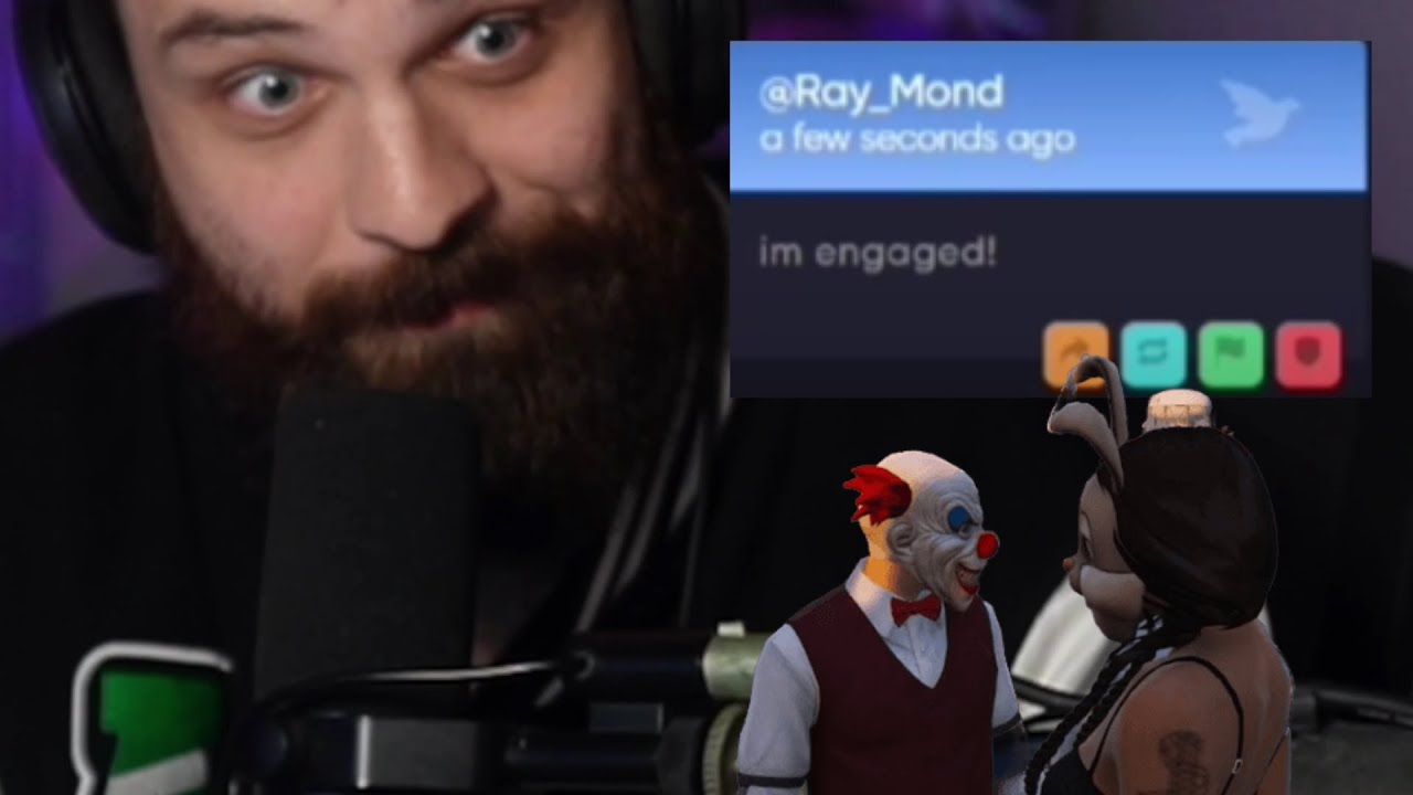 Reactions to CHATTERCUPS Engagement | Compilation | NOPIXEL 4.0 GTA RP