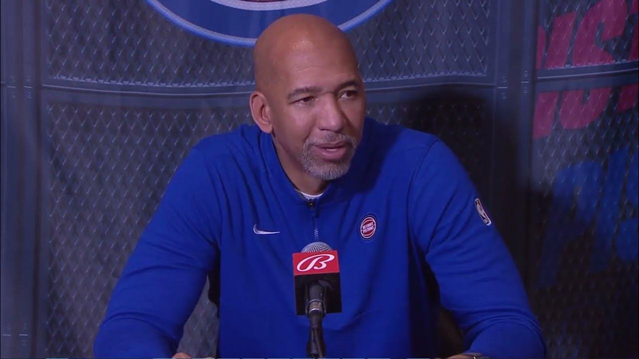 Monty Williams PostGame Interview Detroit Pistons vs Sacramento Kings