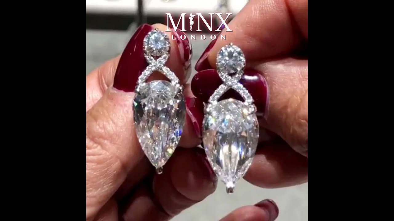 womens earrings, drop earrings, classy earrings, teardrop earrings, diamond teardrop earrings