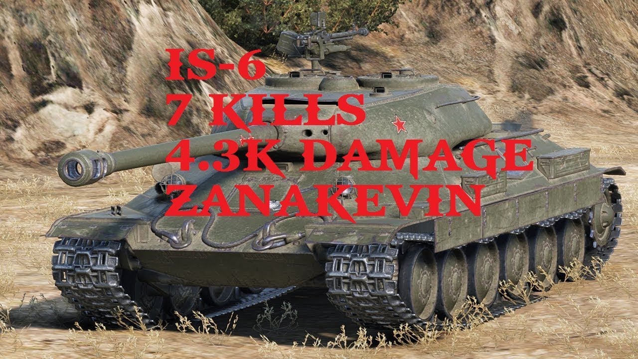 wot blitz tank compare World of Tank Blitz | Mastery IS-6 | 7 Kills 4.3k damage | Zanakevin