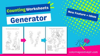 Counting Worksheet Generator