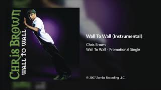 chris brown wall to wall instrumental