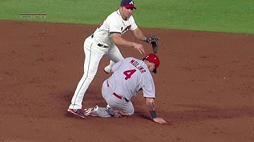 Simmons starts a sensational double play