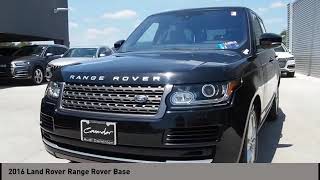 2016 Land Rover Range Rover San Antonio TX D039734A Cavender Land Rover San Antonio Tx