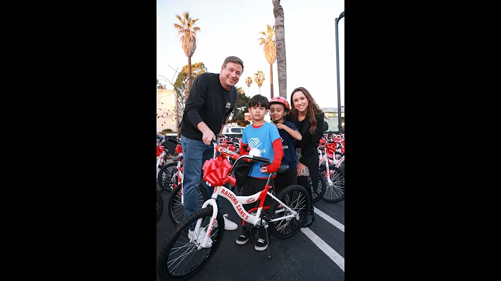 Raising Cane's Christmas Bike Giveaway with Lacey Chabert
