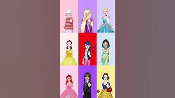 Poi poi poi challenge with Disney princess ❤️✨ #zchun #love #cute #zepeto