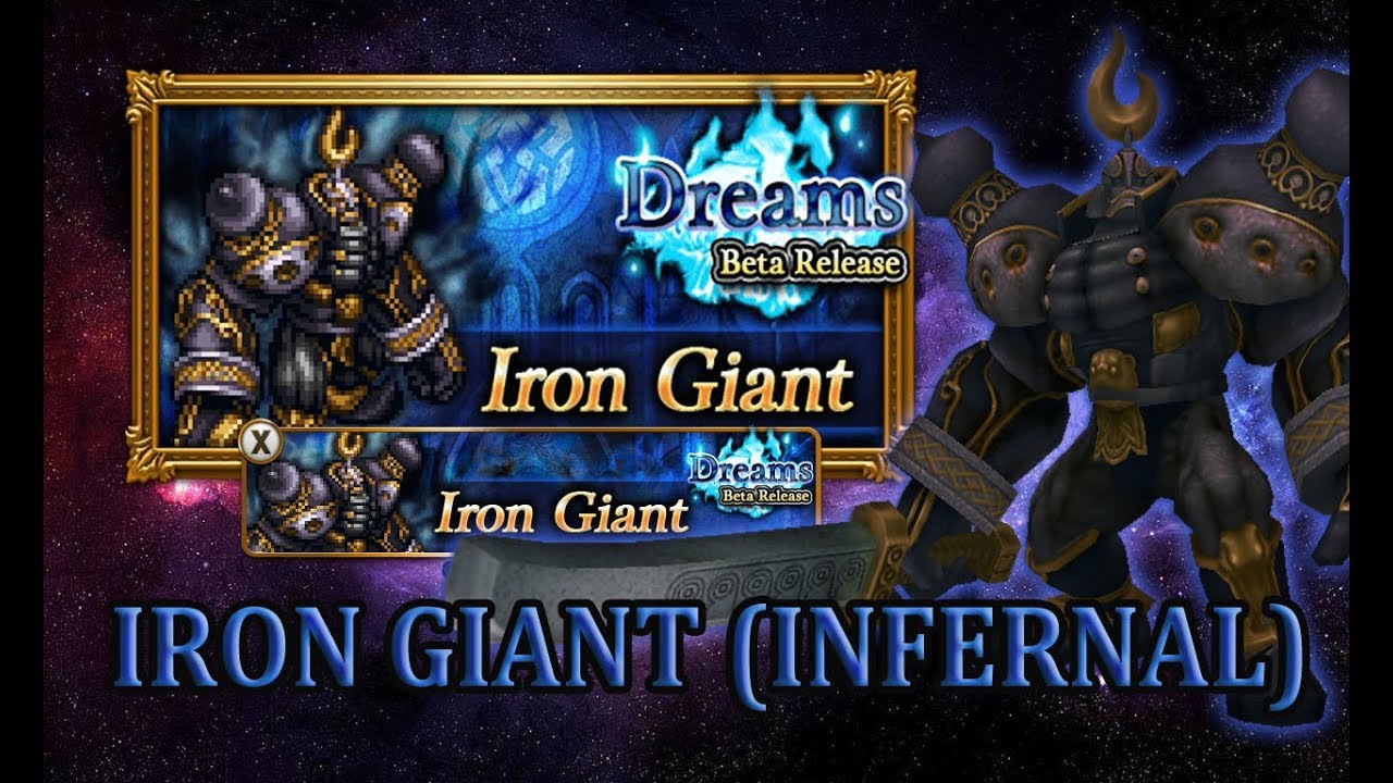 [FFRK] Dreams Battle FFX Iron Giant (Infernal) 1212 YouTube