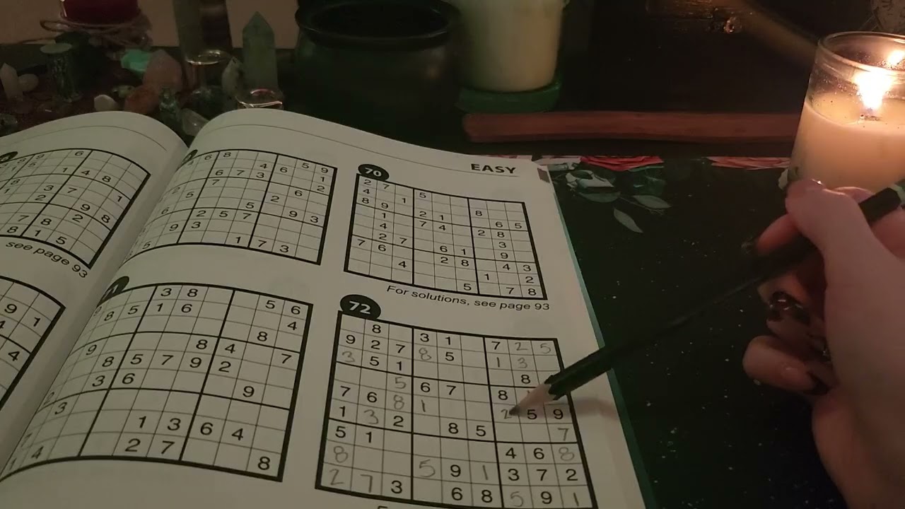 Relaxing with another puzzle (Whisper ASMR)