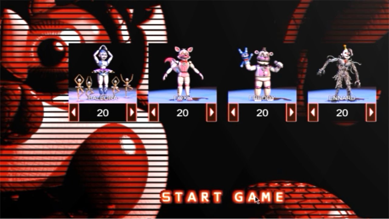 Five Nights at Freddy's - Sister Location Custom Night - Play Free