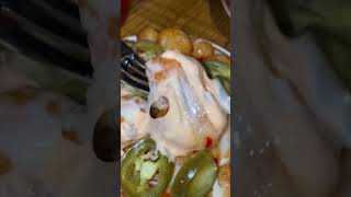 Cheesy chilli tater tots 🌶