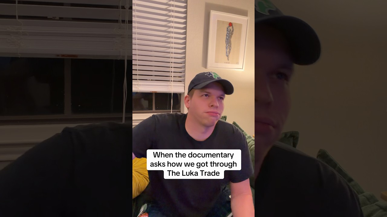 When the documentary crew asks how Dallas Mavericks fans got through The Luka Doncic Trade