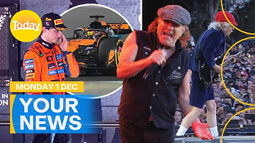 Your News | Oscar Piastri finishes second in Qatar; AC/DC rocks Adelaide | Today Show Australia