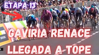 RESUMEN ETAPA 13 GIRO DE ITALIA 2024/GAVIRIA MUY CERCA