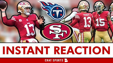 🚨San Francisco 49ers STAY HOT & Dominate Titans: Brock Purdy Shines, NFC Playoff Picture