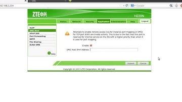 ZTE modem poorten open zetten