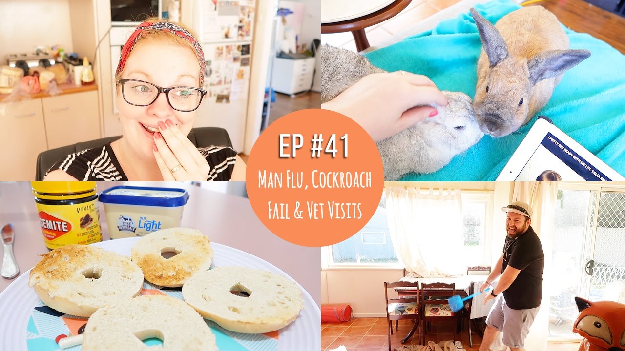 Mr & Mrs RAD Ep #41 ~ Man Flu, Cockroach Fail + Vet Visits