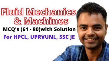 Fluid Mechanics and Machine MCQ
