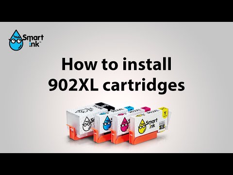 How to install hp 902 compatible ink cartridge