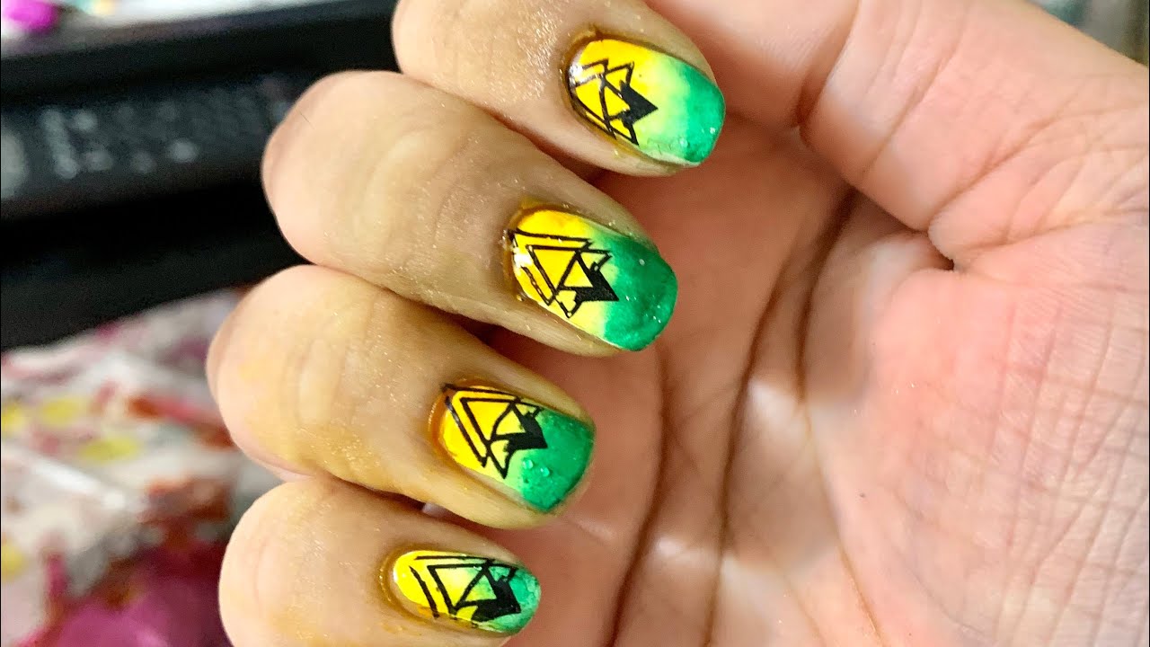 2. Easy Triangle Nail Designs - wide 4