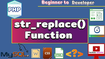 String Function - str_replace()| String Replace | PHP Tutorials for beginners - 6 | HINDI
