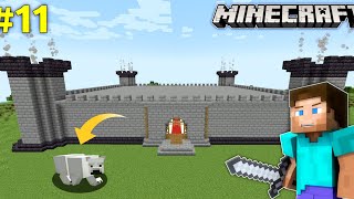 MOVING POLAR BEAR IN MY CASTLE MINECRFAT | GAMEPLAY-11