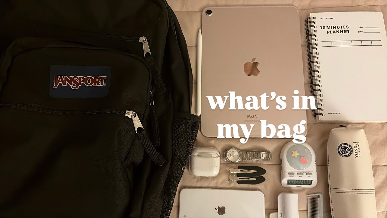 [What’s in my bag] 예비고1의 왓츠 인 마이 백 | 새학기 | 고등학교 꿀템 | 10년생
