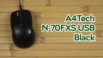 Розпаковка A4Tech N-70FXS USB Black