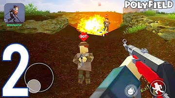 Polyfield Gameplay walkthrough part 2 (ios android ) no commentary
