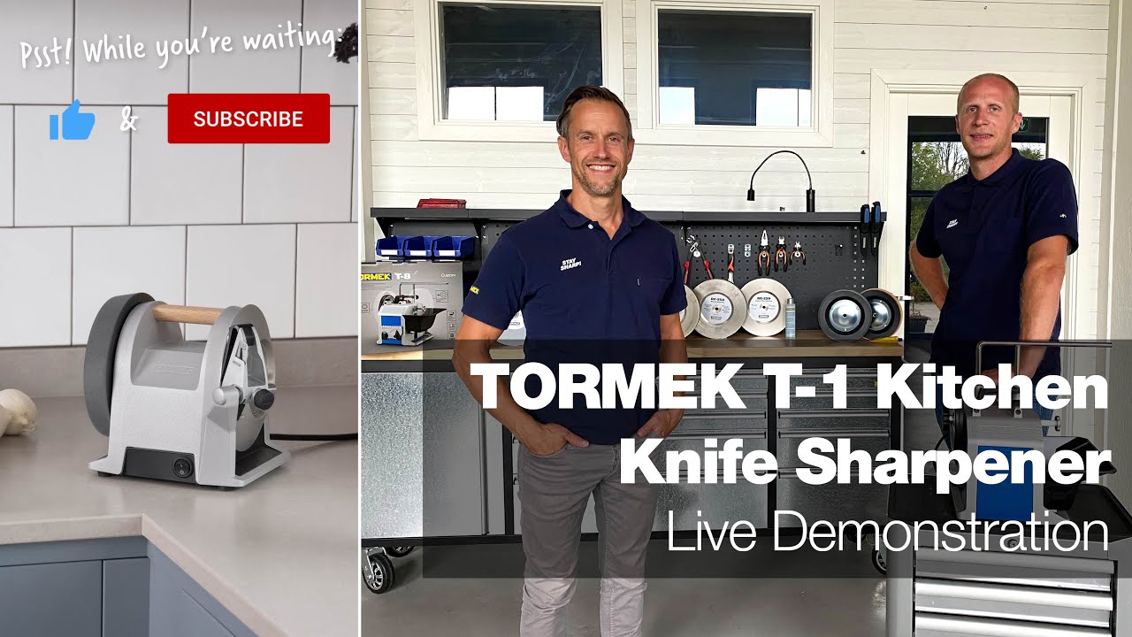 Demonstrating the Tormek T-1 Kitchen Knife Sharpener